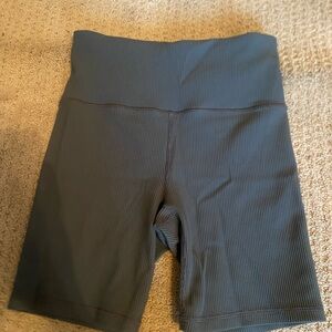 Athleta Women's Ribbed Biker Shorts